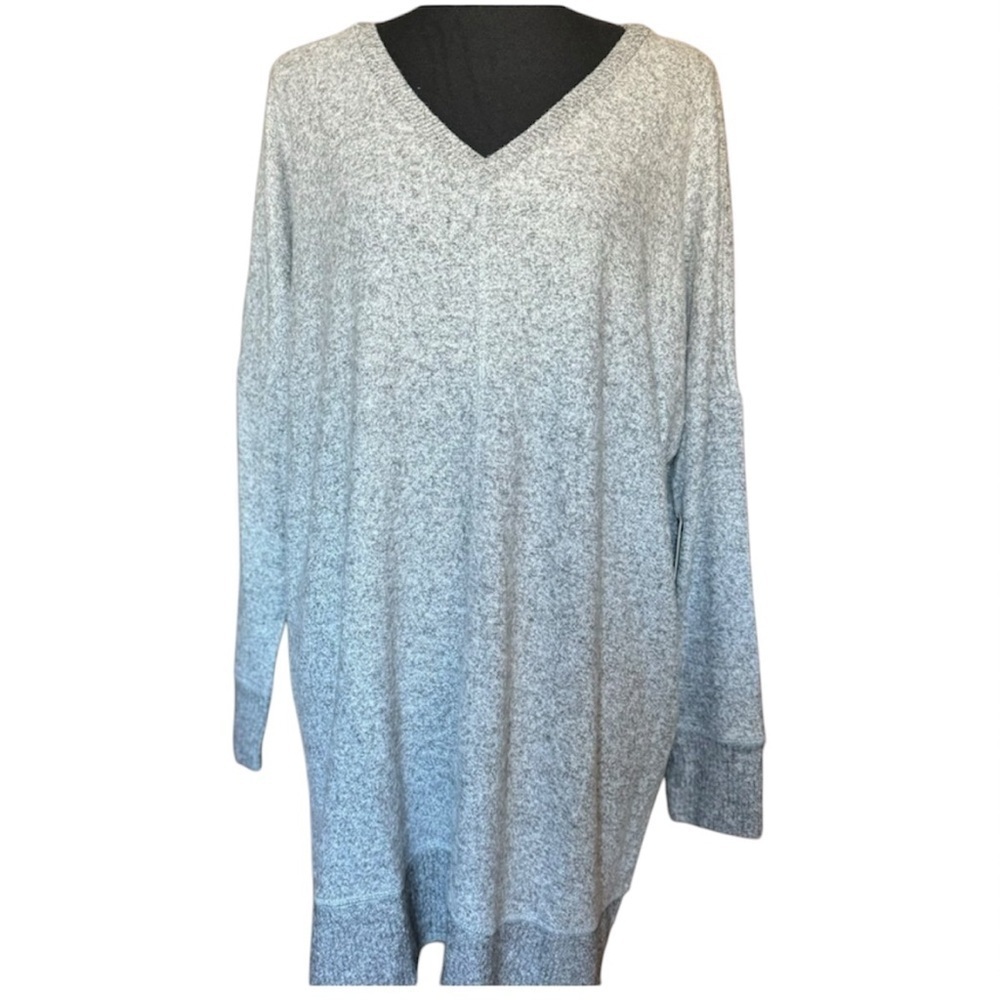 LULUS NWT estes park heather grey long sleeve sweater dress